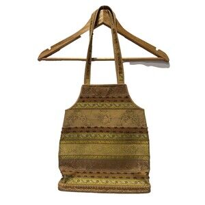 Andre Assous Esapdrille Purse Boho Hippie Textile Jute Shoulder Bag